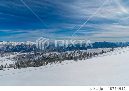 雪山 神楽ヶ峰付近 雪山 神楽ヶ峰付近 48724912