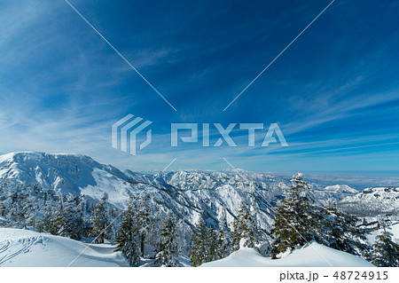 雪山 神楽ヶ峰付近 雪山 神楽ヶ峰付近 48724915