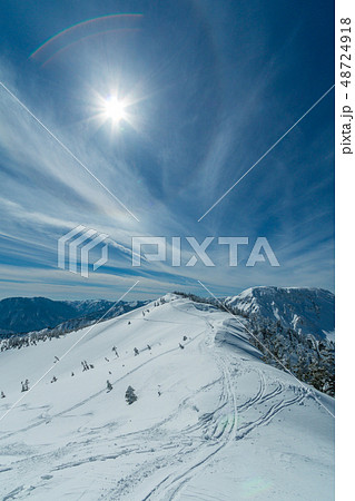雪山 神楽ヶ峰付近 雪山 神楽ヶ峰付近 48724918