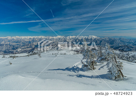 雪山 神楽ヶ峰付近 雪山 神楽ヶ峰付近 48724923