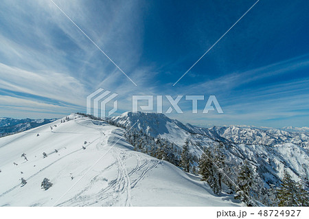 雪山 神楽ヶ峰付近 雪山 神楽ヶ峰付近 48724927
