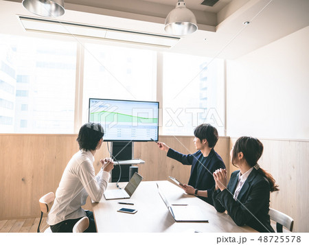 ビジネス ミーティング　経営会議 48725578