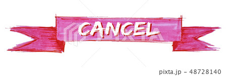 cancel ribbon cancel ribbon 48728140