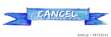 cancel ribbon cancel ribbon 48728141