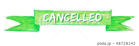 cancelled ribbon 48728142