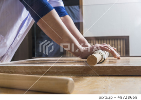 手打ちそば打ち 手打ちそば打ち 48728668