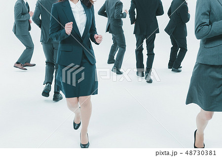 Japanese office workers 48730381