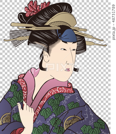 浮世絵　女性　その18 48731789