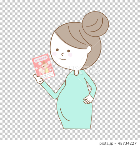 Pregnant woman and maternal child notebook 48734227