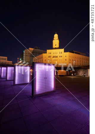 横浜三搭 (クイーン) 象の鼻パーク 都市夜景 横浜 横浜三搭 (クイーン) 象の鼻パーク 都市夜景 横浜 48735721