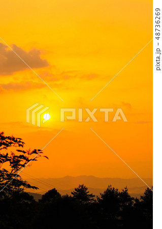 夕暮れ（種山高原） 48736269