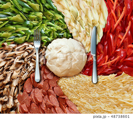 Italian Pizza Cooking 48738601