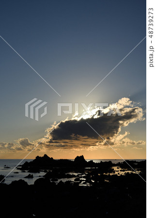 佐渡の秋の夕暮れ 佐渡の秋の夕暮れ 48739273
