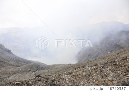 阿蘇山　南阿蘇村　九州 48740587