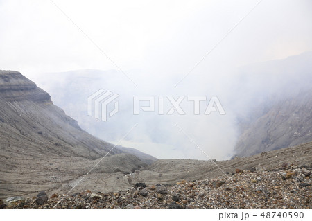 阿蘇山　南阿蘇村　九州 48740590