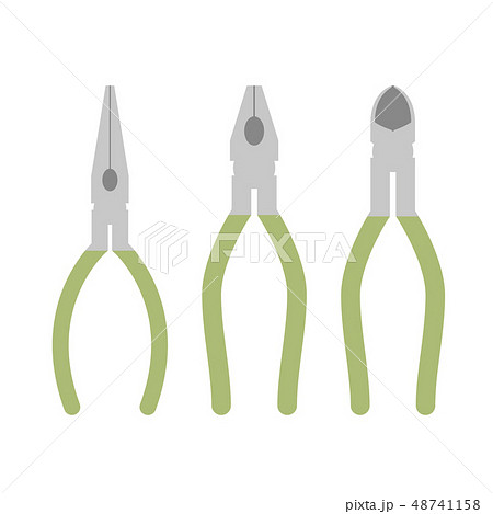 ペンチのイラスト素材