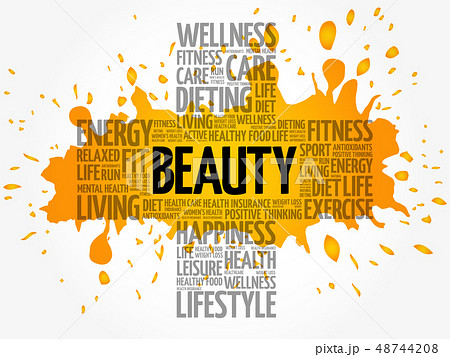 BEAUTY word cloud collage 48744208