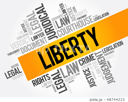 Liberty word cloud collage Liberty word cloud collage 48744223