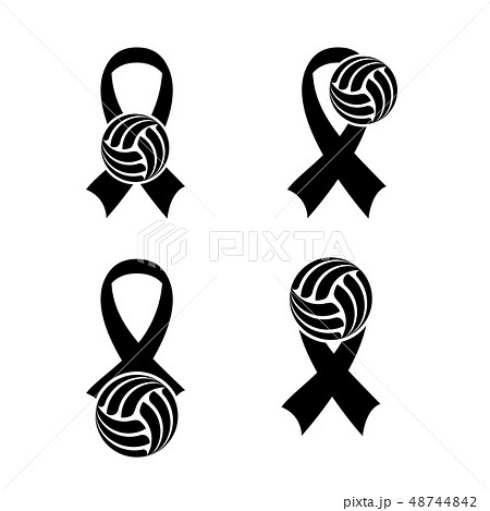 Breast cancer volleyball 48744842
