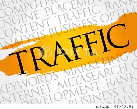 TRAFFIC word cloud collage 48745662