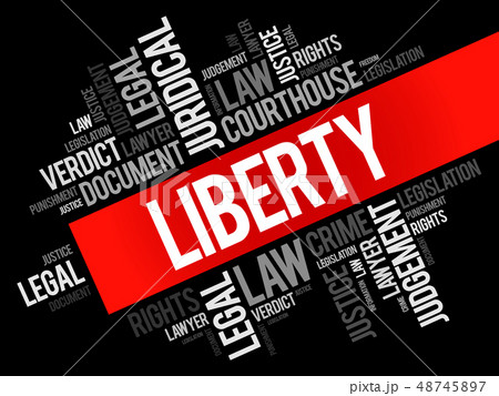Liberty word cloud collage Liberty word cloud collage 48745897
