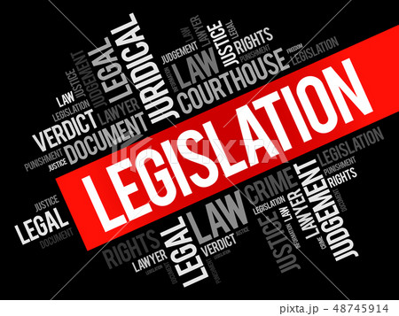 Legislation word cloud collage 48745914