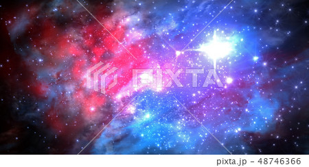Fictitious star-field, dark nebula, bright stars Fictitious star-field, dark nebula, bright stars 48746366