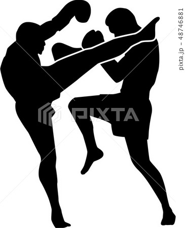 Muay Thai Fighterのイラスト素材