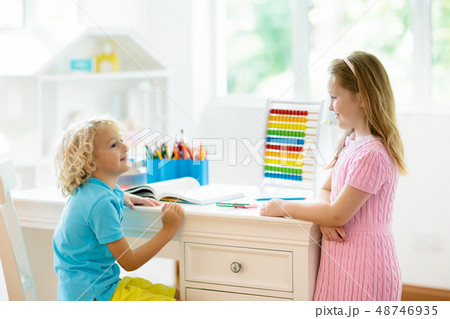 Child drawing. Kids paint. Child drawing. Kids paint. 48746935