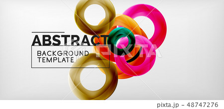 Vector circles abstract background 48747276