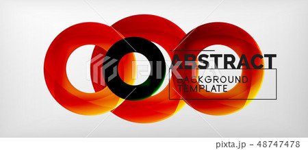 Vector rings abstract background 48747478
