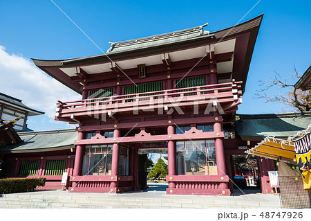 笠間稲荷神社 楼門 (茨城県笠間市) 2019年3月現在 笠間稲荷神社 楼門 (茨城県笠間市) 2019年3月現在 48747926