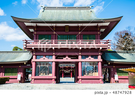 笠間稲荷神社 楼門 (茨城県笠間市) 2019年3月現在 笠間稲荷神社 楼門 (茨城県笠間市) 2019年3月現在 48747928