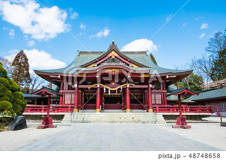 笠間稲荷神社 拝殿 （茨城県笠間市） 2019年3月現在の写真素材 [48748658] - PIXTA