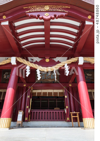 笠間稲荷神社 拝殿 (茨城県笠間市) 2019年3月現在 笠間稲荷神社 拝殿 (茨城県笠間市) 2019年3月現在 48748860