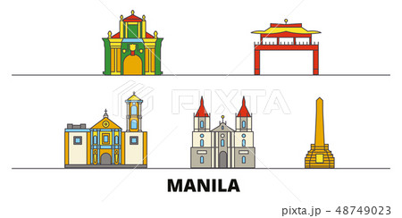 Philippines Landmarks Drawing