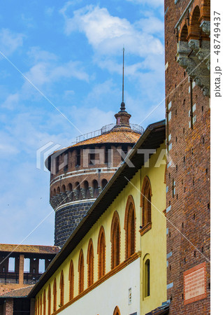 Elements of the architecture of the ancient Castle 48749437