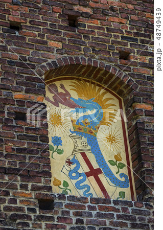 Elements of the architecture of the ancient Castle 48749439