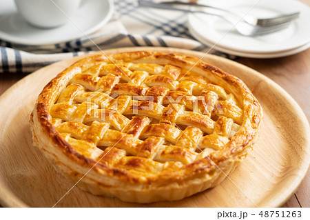 アップルパイの写真素材