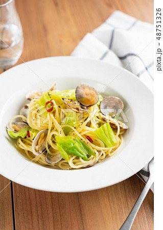 あさりのパスタ 48751326