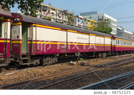 Thai railway train Thai railway train 48752325