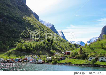 湖 風景 湖畔 48753148