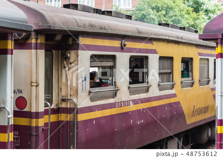Thai railway train Thai railway train 48753612