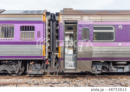 Thai railway train Thai railway train 48753613