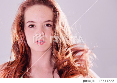 Redheaded teen portrait Redheaded teen portrait 48754228