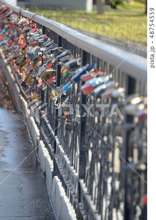 lovers bridge with locks lovers bridge with locks 48754559
