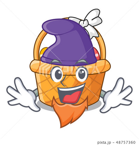 Elf easter basket ball in cartoon shape 48757360
