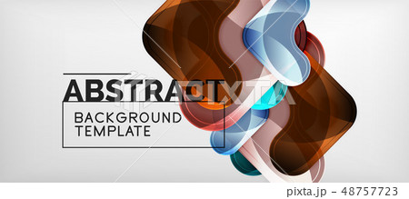 Techno lines, hi-tech futuristic abstract background template with arrow shapes 48757723