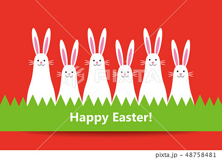 6 bunnies in the grass 6 bunnies in the grass 48758481