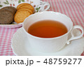 紅茶とクッキーでティータイム 48759277